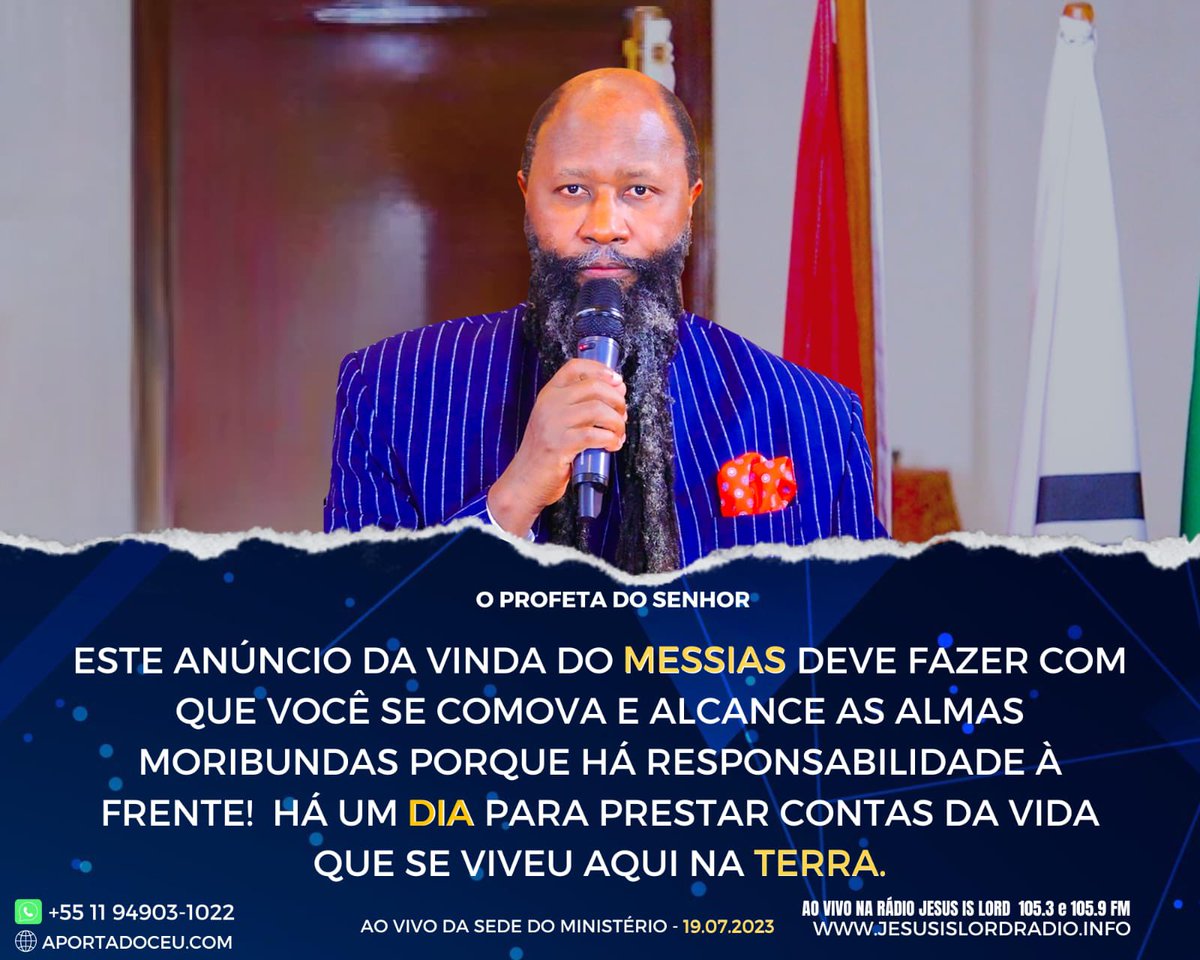 FujimotoLiamar's tweet photo. #BrazilRevivalPhase2 O Messias está vindo, Creia nisso. https://t.co/JrNvhaNPOB