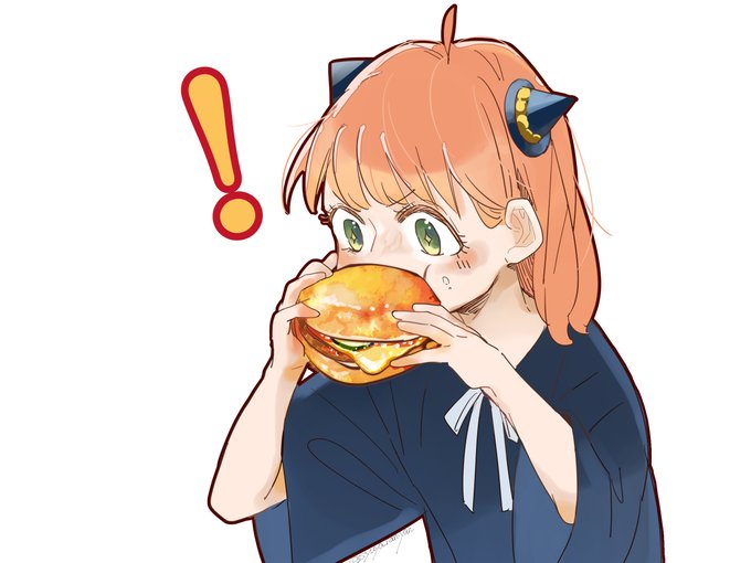 「赤面 ハンバーガー」のTwitter画像/イラスト(新着)｜4ページ目