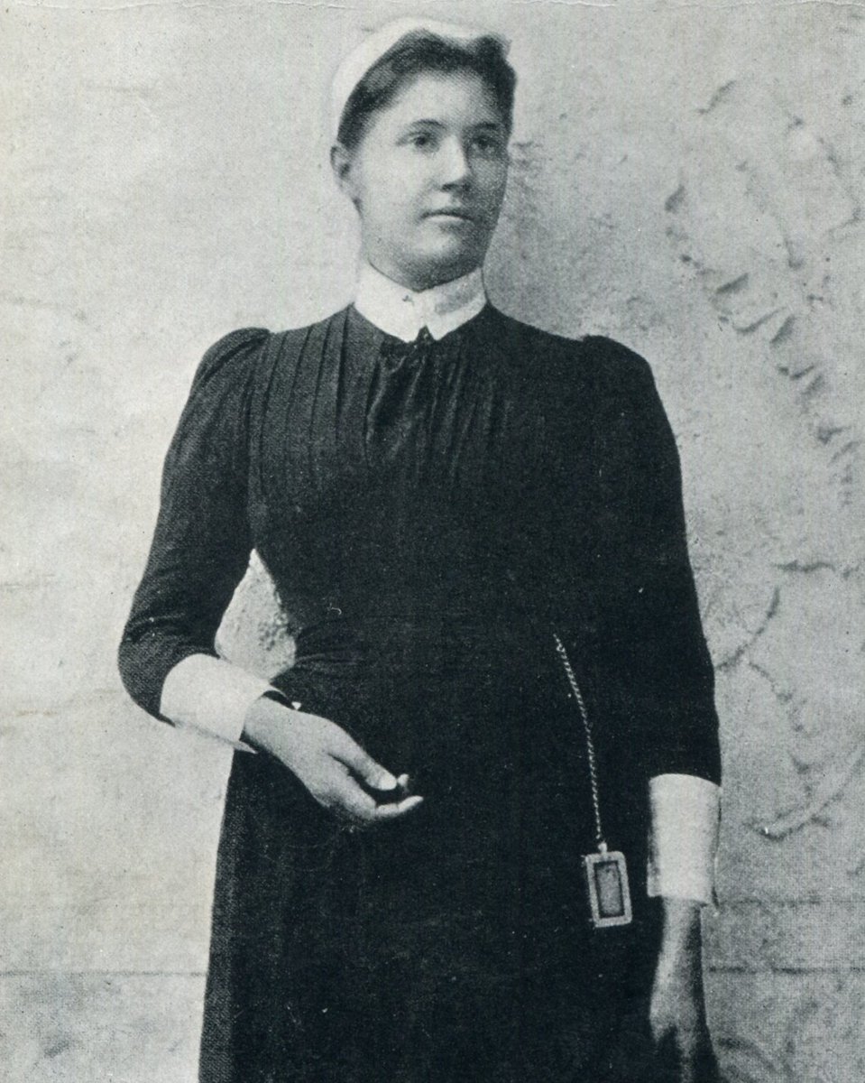 NLN's tweet photo. National League for Nursing co-founder Isabel Hampton Robb was born #OnThisDay in 1859. Hampton was a nurse educator whose influential textbook "Nursing: Its Principles and Practice" helped establish standardization in nursing education. #NursingEducation #Nursing #History https://t.co/o8EsEJJuhB