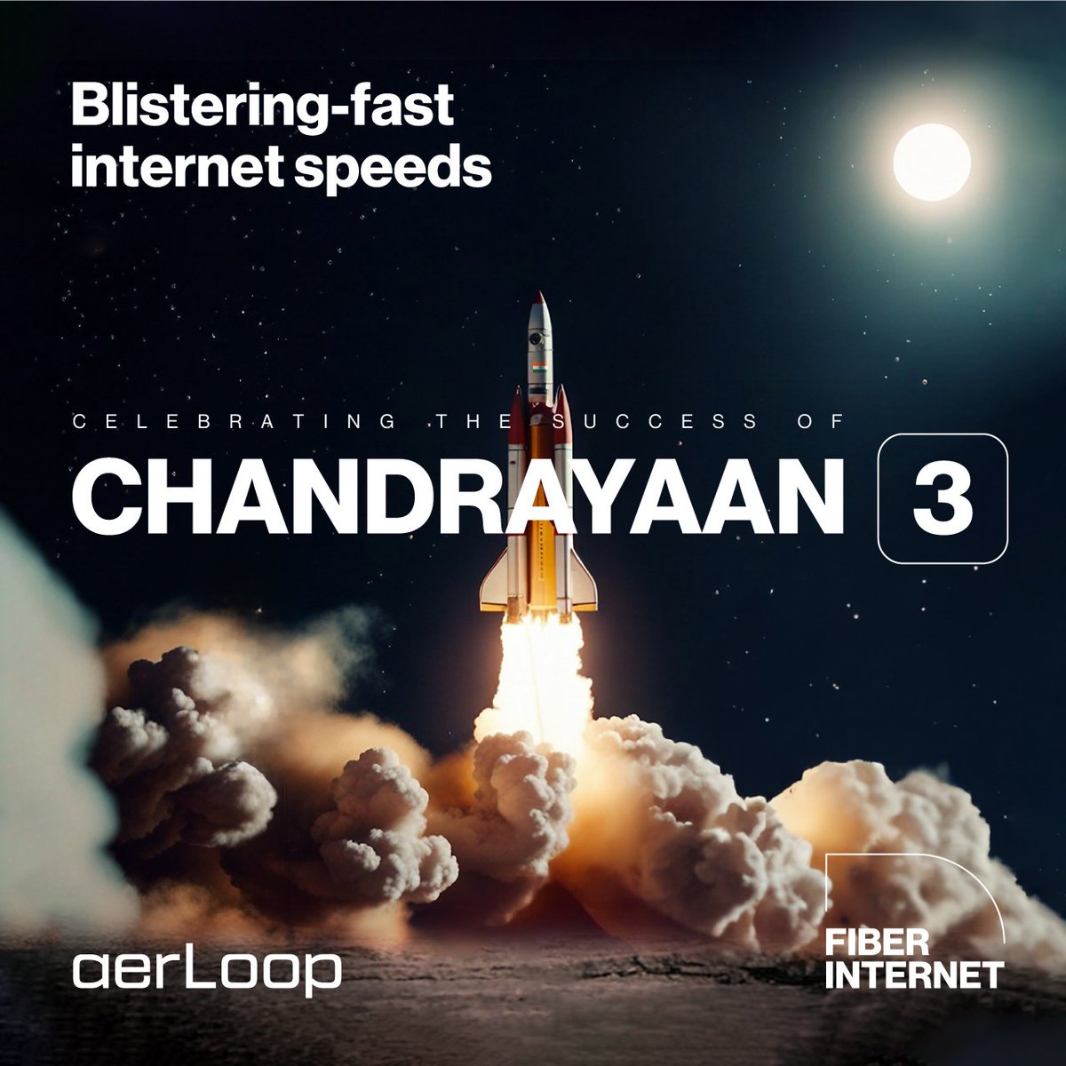 aerLoopofficial's tweet photo. Connection established with new horizons. Chandrayaan 3 achieves a flawless lunar touchdown, marking a historic moment for exploration

#aerloop #Chandrayaan3 #India #Moon #internetservice #internet #wifi #broadband #isp #technology #internetserviceprovider #india #service https://t.co/jOtpI4vHLO