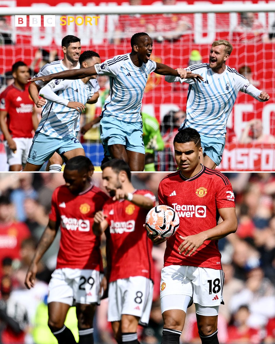 BBCMOTD's tweet photo. Thoughts, United fans?

Forest lead 2-0 at Old Trafford! 😱

#MUNNFO https://t.co/bCzrqMoJh0