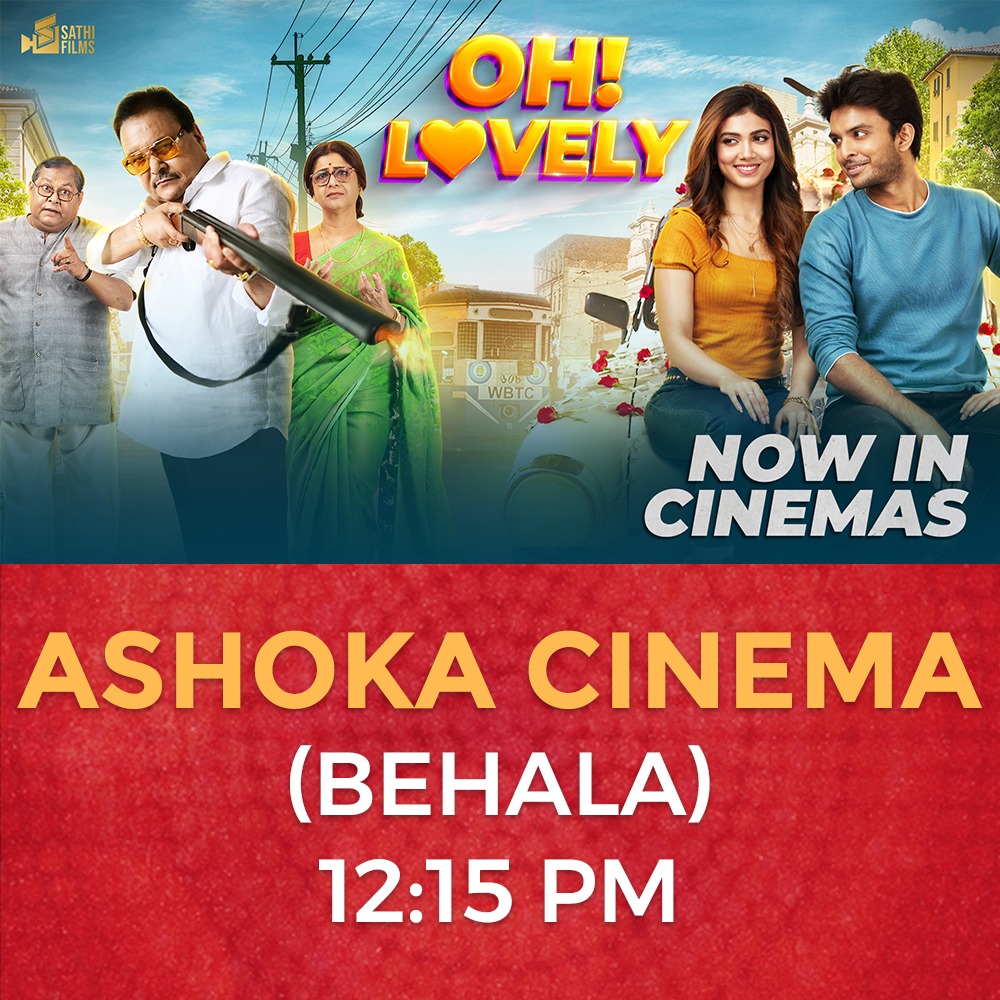 sathifilms's tweet photo. Hoogly থেকে Durgapur!
'Oh!Lovely' এখন সব জায়গায়! https://t.co/Ezz6b9unCH
Book Your Tickets Now &amp;
Watch the film in cinemas near you!

#OhLovely #SathiFilms #Rik #RajnandiniPaul #MadanMitra #KharajMukherjee #LaboniSarkar #HaranathChakraborty #cinebap #bengalifilm #bengalimovie https://t.co/1GwhGAY5hw