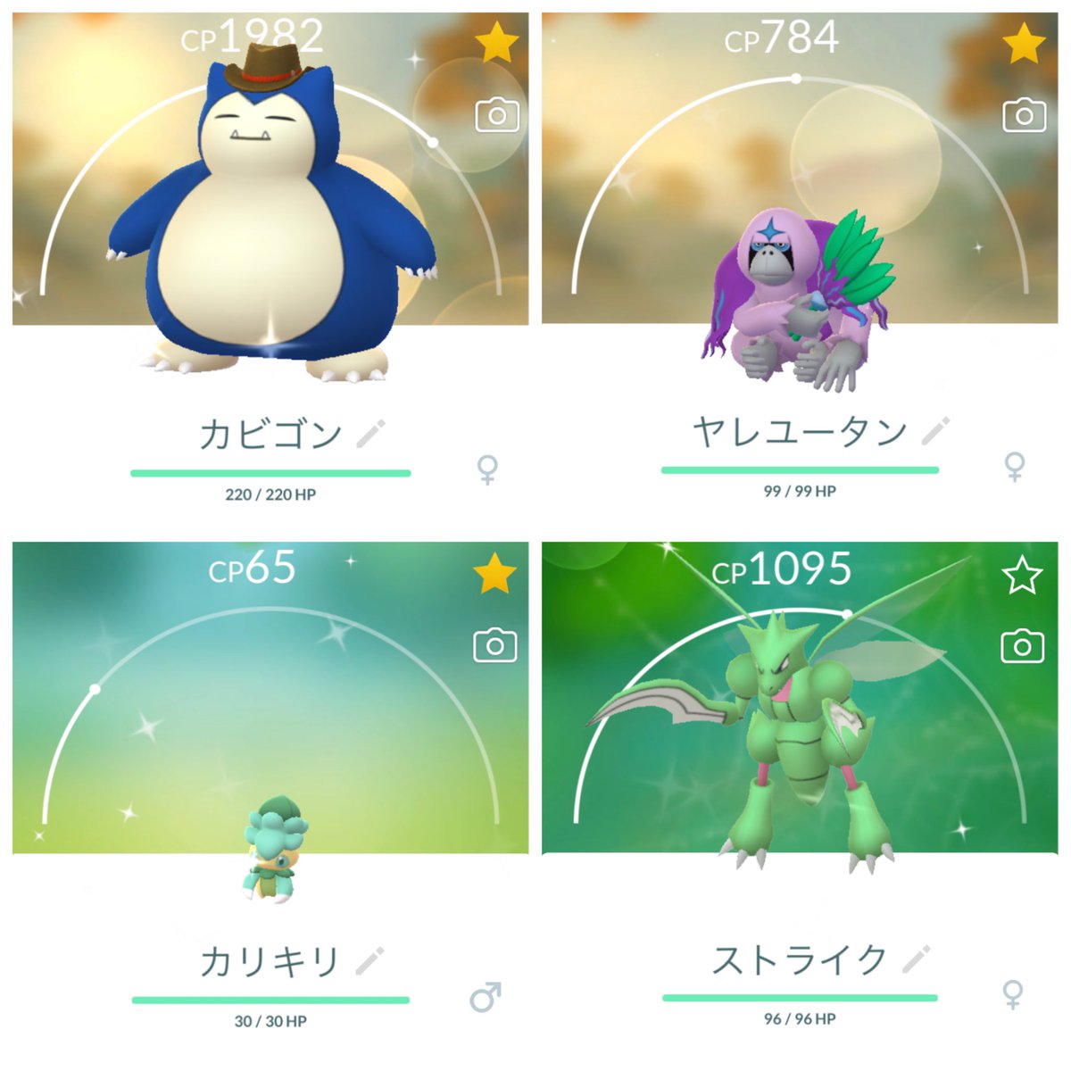 Adyupoke's tweet photo. 今日の色違いGET❤️
明日はどぉかなぁ??
最終日も出来る範囲内で頑張ろ💪🔥

  #ポケモンGO 
#ポケモンGOしてる人と繋がりたい 
 #ポケモンGO色違い https://t.co/1ef2LkoRMQ
