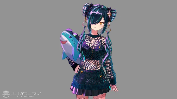 そして今回の新衣装、ha | za | ma さんのお洋服も着させていただきました!!こちらの次元に持ち込みさせていただけて本当にうれしいです!みんなもお揃いにしよう…#北小路ヒスイ新衣装  