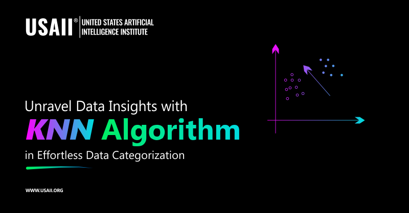 usaiinstitute's tweet image. Ready to explore KNN Algorithm? Understand how it classifies new data based on similarity to existing cases. Your perfect choice for the classification of tasks and saying goodbye to complex categorization. shorturl.at/jAE08
#KNN #USAII #KNNAlgorithm #MachineLearning #AI