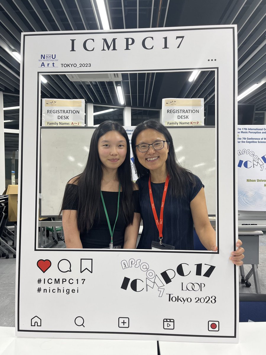 Lovely to see former PhD students, @FlorenceYNLeung and @AliceWang1003, now awesome independent researchers at Bath and CUHK, @icmpc17! @ERC_Research #EUfunded