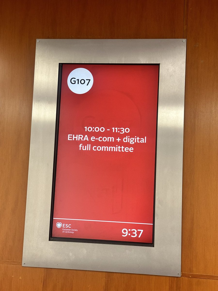 DavidDuncker's tweet image. #EHRA_ESC Digital and #EHRA_Ecomm committee meeting at #ESCCongress

Happy and honored to work with this exceptional team!