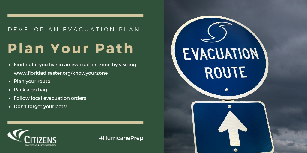 citizens_fla's tweet photo. #CheckYourPrep: Plan for multiple hazards - not just wind. Flooding, from storm surge & heavy rainfall, is the biggest cause of deaths from hurricanes. Monitor local weather & changing conditions as storms can move fast or change course. #HaveAPlan now so you can act quickly. https://t.co/Cn1bWRk2Lm