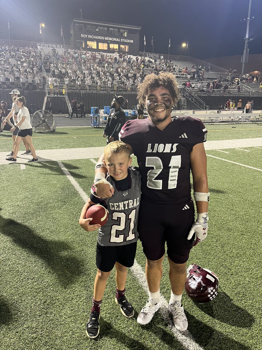 One of the best football players in the state as well as one of the best role models for all the young Lions!!!  <a href="/TyBrewer105/">Ty Brewer</a> is a special young man who brings joy to all those around him!!!