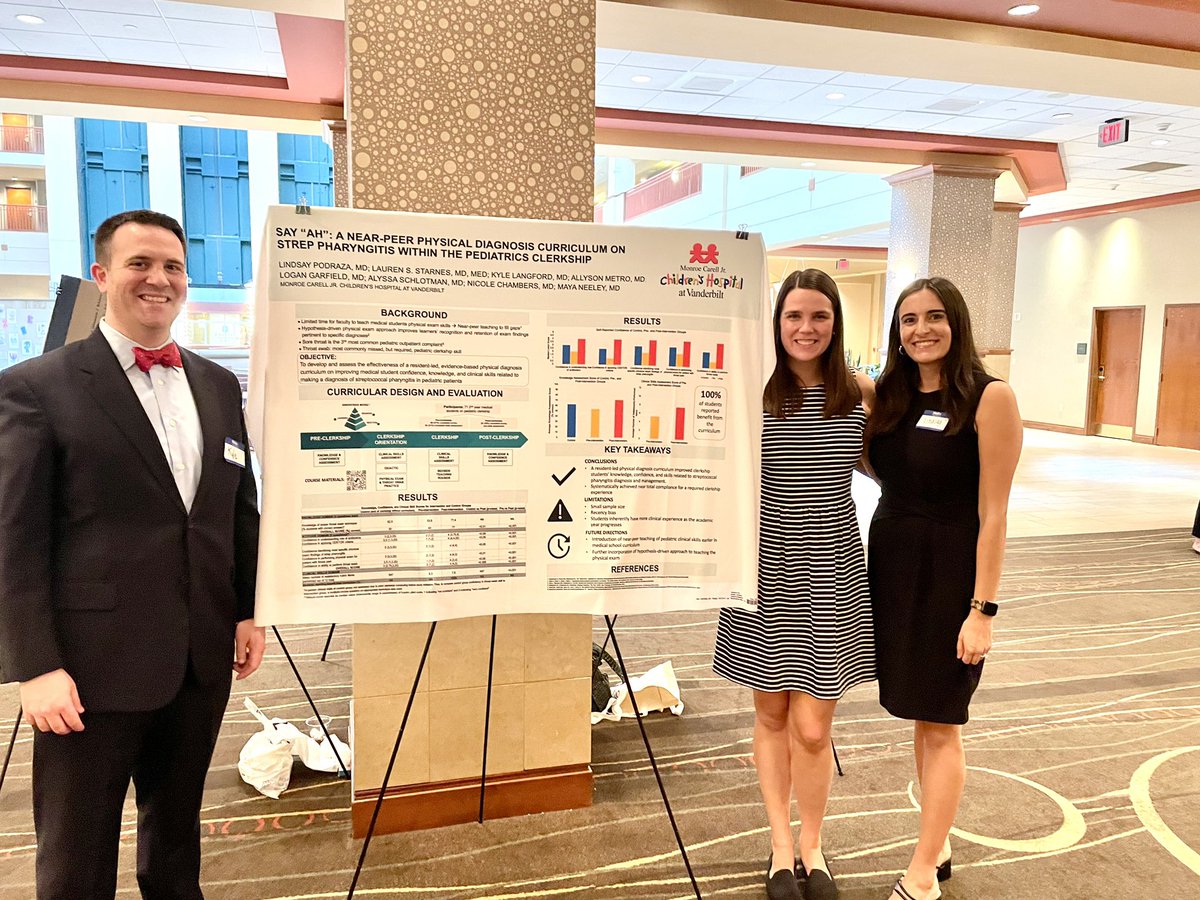 Spent a wonderful evening presenting my Med Ed projects at the TNAAP State Pediatric Conference last night. So excited to finally share the awesome things we’ve been working on for the last year! #TNAAP