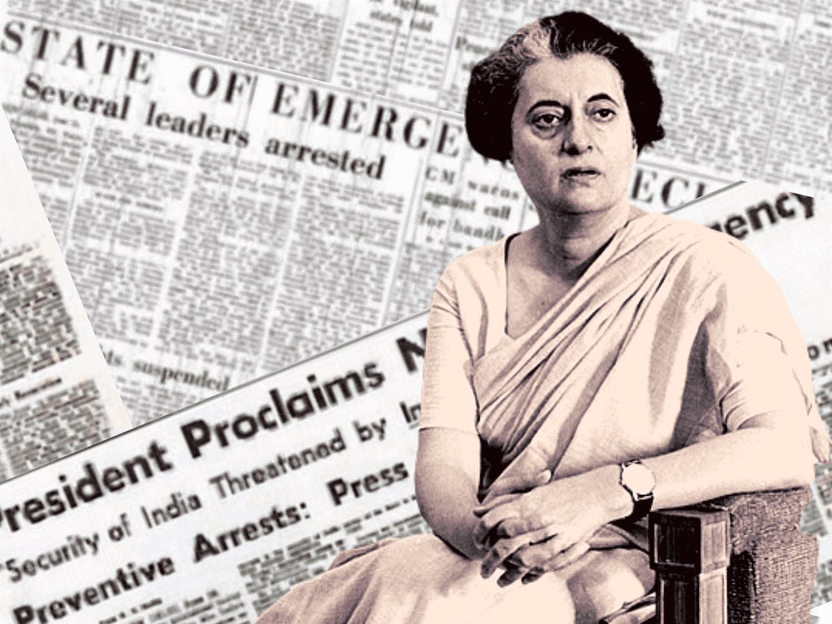 🟠#Thread 
In 1975, President Fakhruddin Ali Ahmed declared a 21-month-long National Emergency in India. 
This period saw a disregard for democratic functions, which had a negative impact on India's social and political landscape.
#1975Emergency 
#TheCongressFiles 
[1/6]