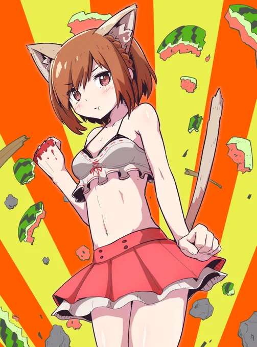 過去絵になっちゃうけどコロちゃんはぴば!(後で別に描くかも) #州天頃椎奈生誕祭 #アリスギア 