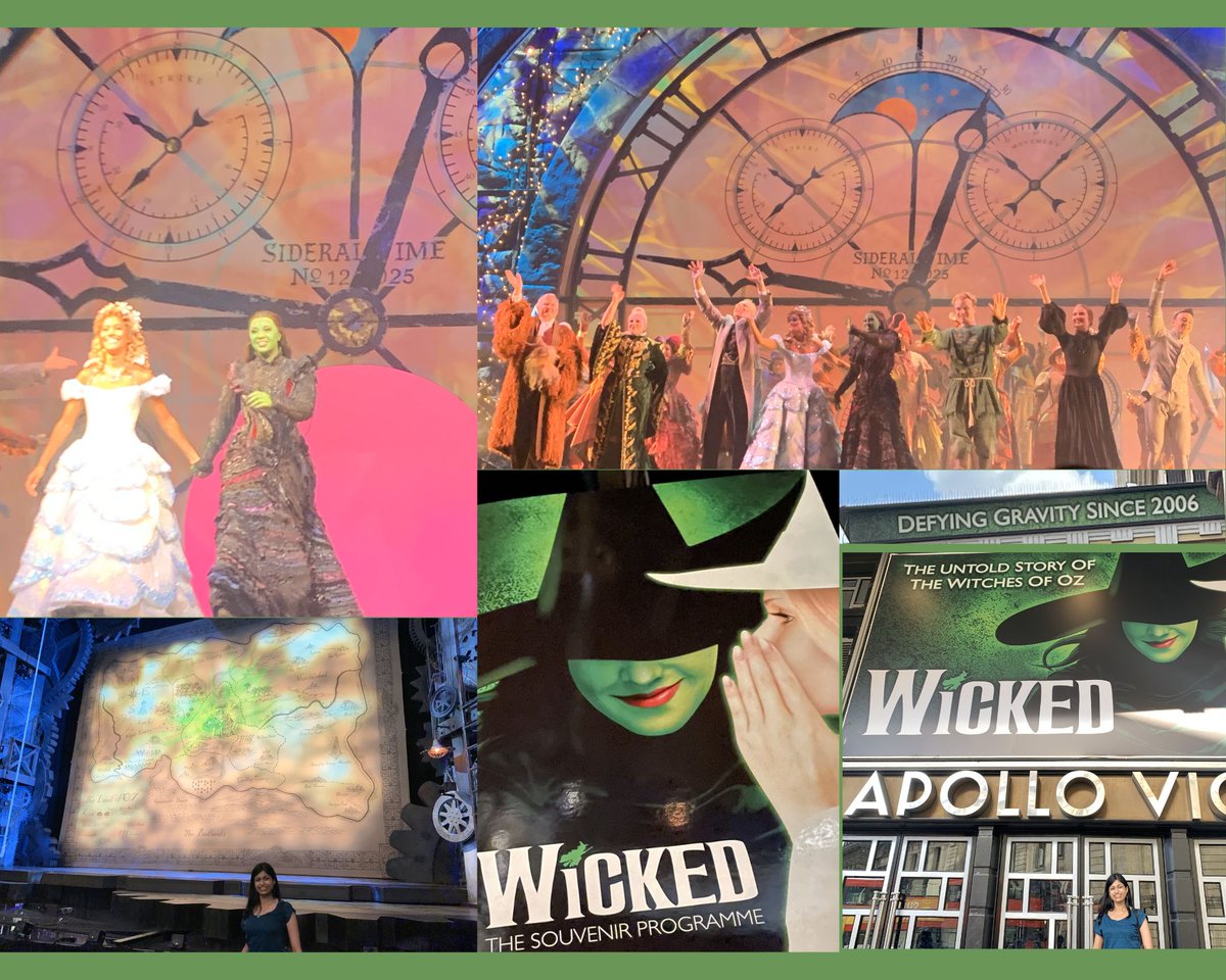 VidyasVision's tweet photo. "Everyone deserves the chance to fly”
A powerful lyric in one of my favourite songs “Defying Gravity” from the musical Wicked.
#OLTKidsWeek #WickedTheMusical #WickedLondon https://t.co/XxtrVeSzBt
