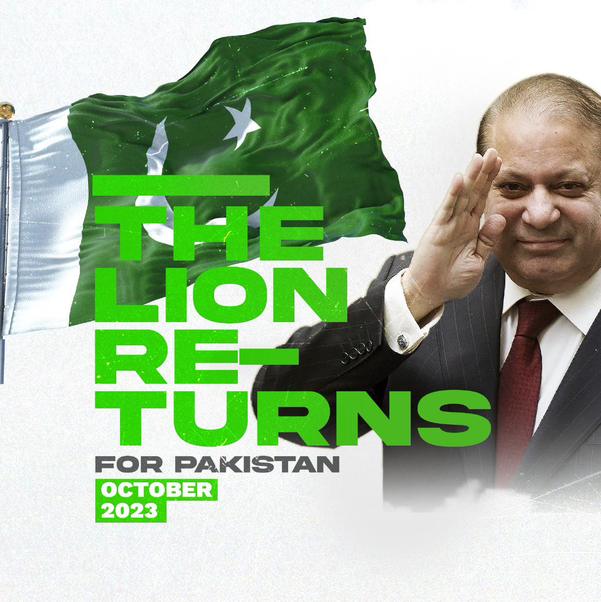 Atifrauf79's tweet photo. With Nawaz Sharif, the good fortune of Pakistan will return. Wazir e Azam Nawaz Sharif insha'Allah #TheLionReturns https://t.co/jHIUfEbTLt