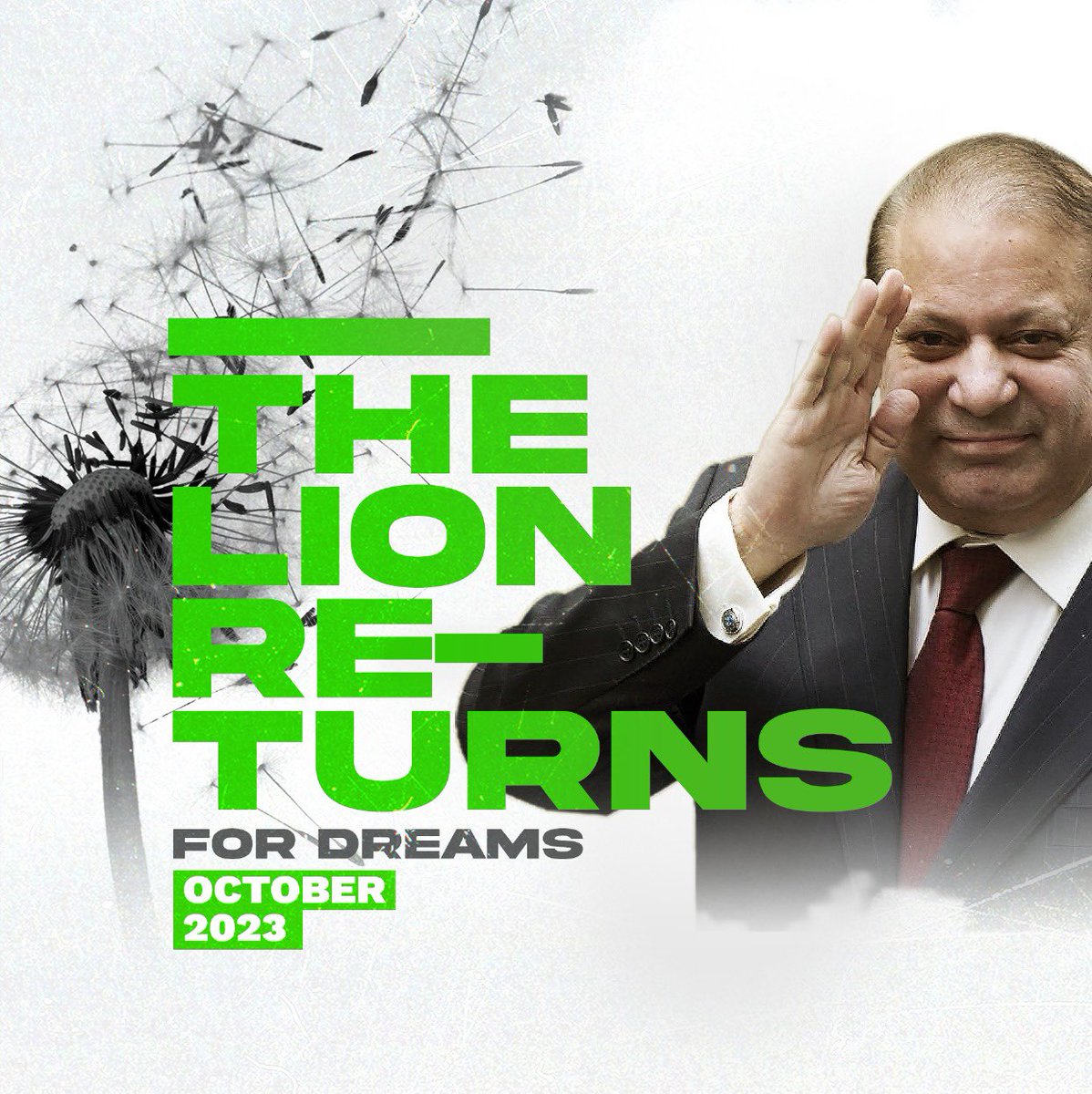 Atifrauf79's tweet photo. With Nawaz Sharif, the good fortune of Pakistan will return. Wazir e Azam Nawaz Sharif insha'Allah #TheLionReturns https://t.co/jHIUfEbTLt