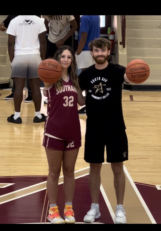 After a great visit and workout with <a href="/coach_nateevans/">Nate Evans</a> so happy to say I have received an offer from SouthArk!
<a href="/corey_pio/">Corey Pio</a> <a href="/GottsponerKevin/">Kevin Gottsponer</a> <a href="/DaredevilsBball/">Wonderview Girls Basketball</a> 
￼