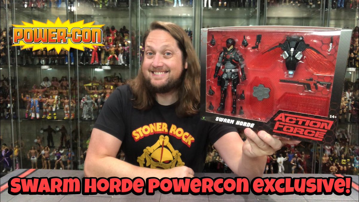 Swarm Horde Action Force Powercon Exclusive Unboxing & Review! youtu.be/fnn5tD-QFek?si… #swarm #actionforce #toys #toy #scratchthatfigureitch #valaverse #powercon #gijoe #gijoeclassified #horde #swarmhorde #toyunboxing #toyreview #toystagram #valaverseactionforce