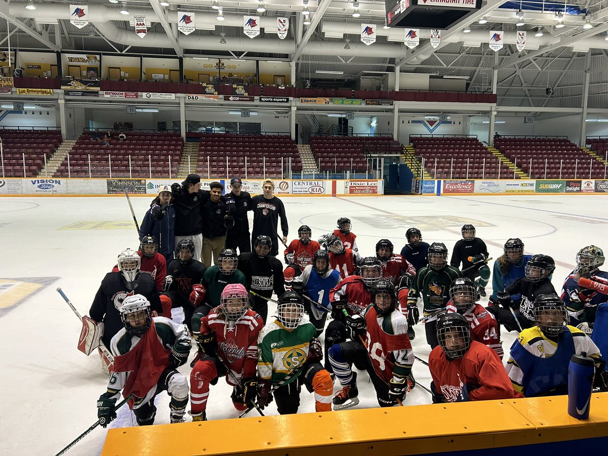 Great week during our annual tigers hockey camp for some young hard working hockey players!