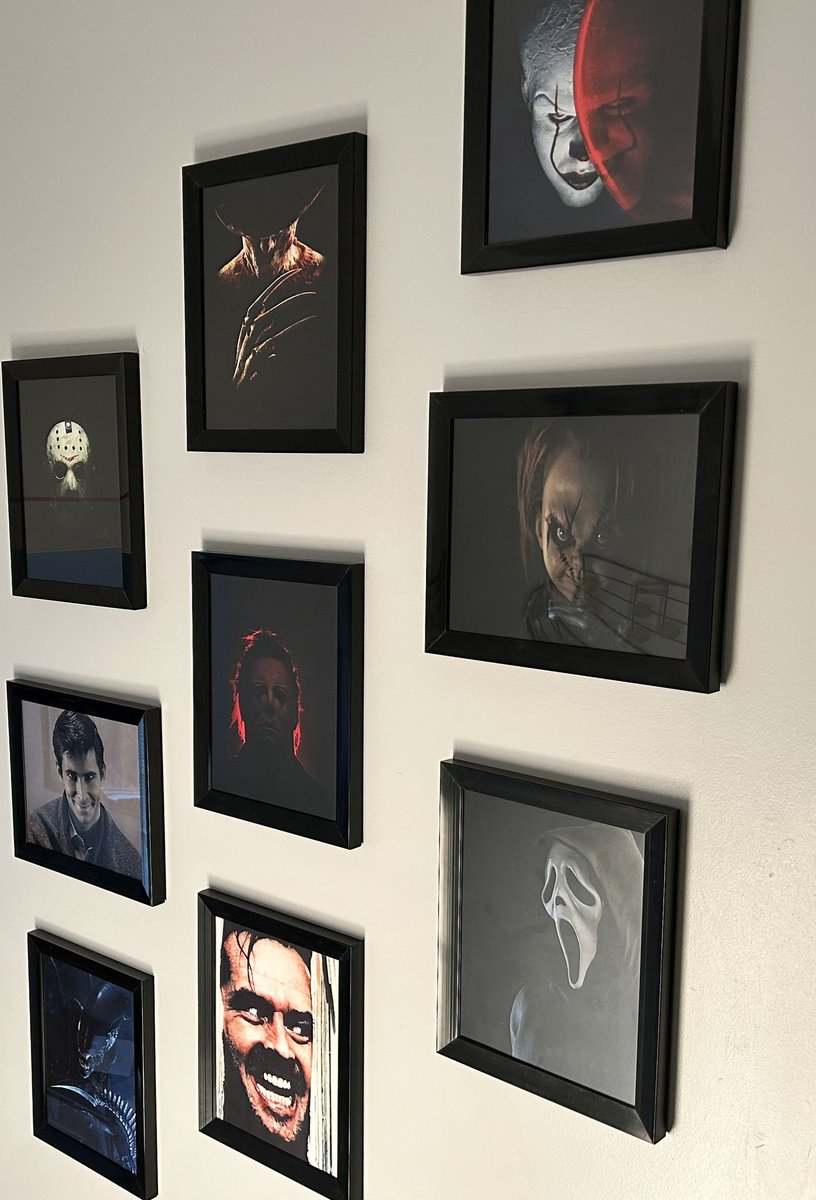 The wall of horror #horrordecor