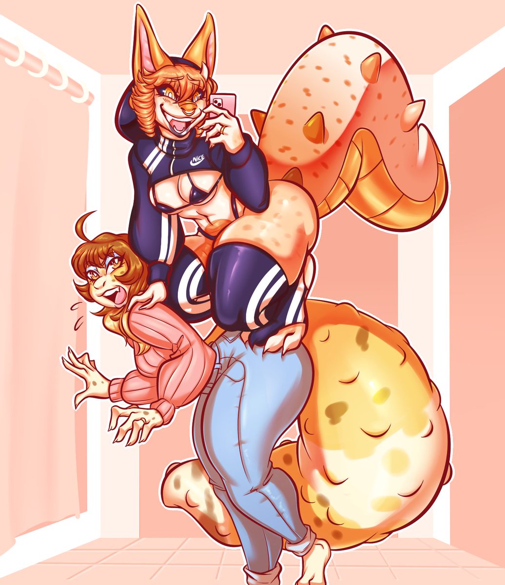 MirauroVT's tweet photo. Me and @eepersjeeperzsz in the ICONIC pose. 

Artist is @galechans  HEAAAATTTT ONCE AGAIN https://t.co/6dCcdaQpAo