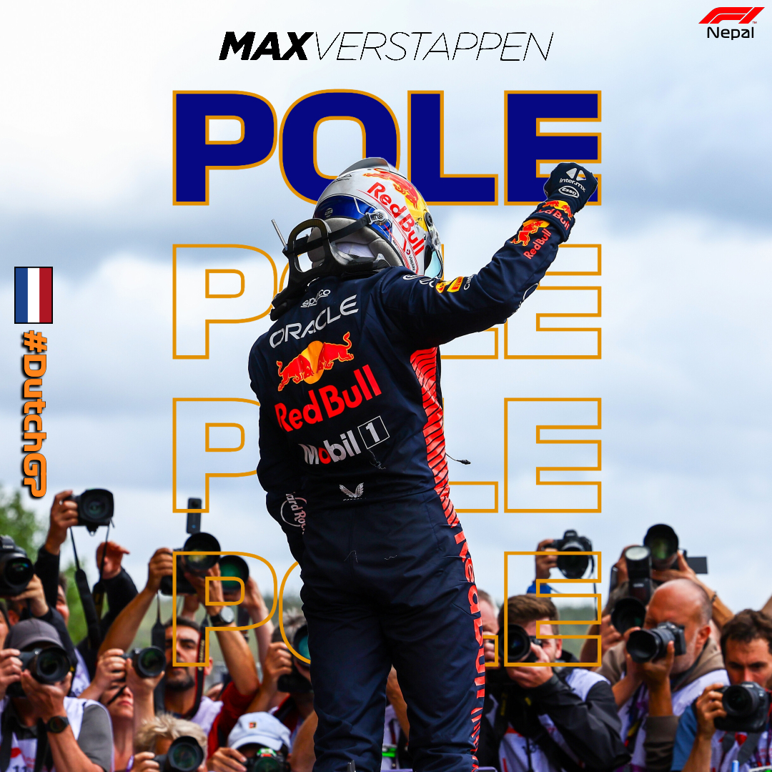 HOME HERO MAX VERSTAPPEN TAKES POLE POSITION IN ZANDVOORT FOR THE THIRD YEAR RUNNING!

#F1Nepal #F1 #Nepal #DutchGP #NetherlandsGP #F1Netherlands #CircuitZandvoort #Zandvoort #F12023