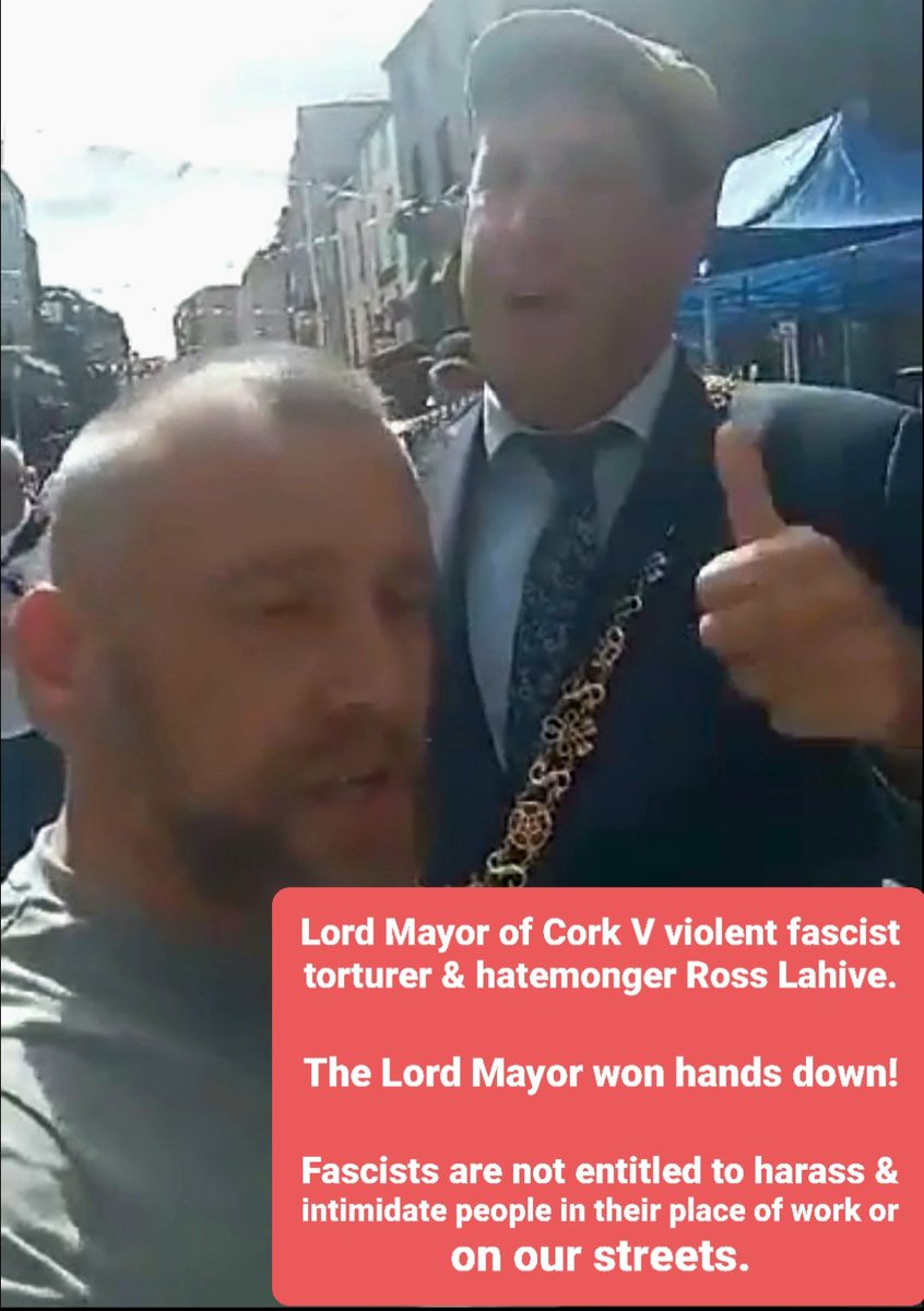 Lord Mayor of #Cork - legend. #NoPasaran #Ireland #NaziScumOffOurStreets