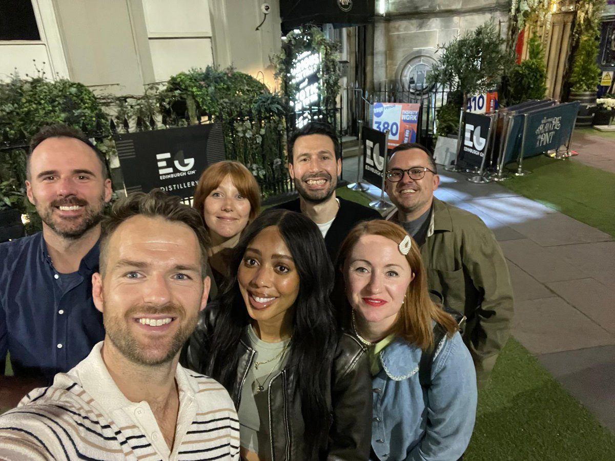 Russell_Garnett's tweet photo. 2023’s @EdinburghTVFest did not disappoint with the ever able Insanity posse. #EdTVFest https://t.co/1GaWQxd7ch