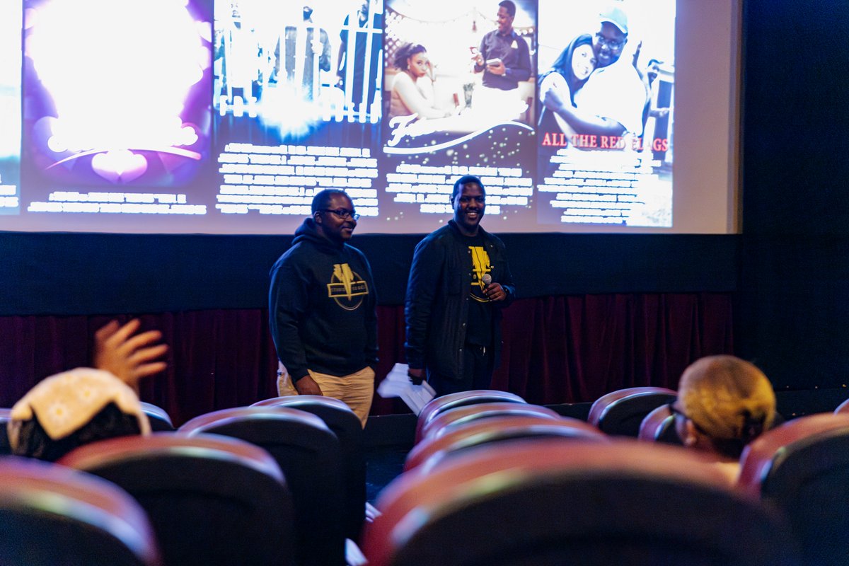 CSuggsthevoice's tweet photo. I'm late talking about this myself, but Monday, we premiered our new @StudioSuggs movie "All The Red Flags" at @malcotheatres, &amp; it was AMAZING! 🍿🍿🍿 Thanks to everyone who came to premiere night! "All The Red Flags" was VERY well received, &amp; many say, it's the best one yet! 🚩 https://t.co/qJJgbcjXjM