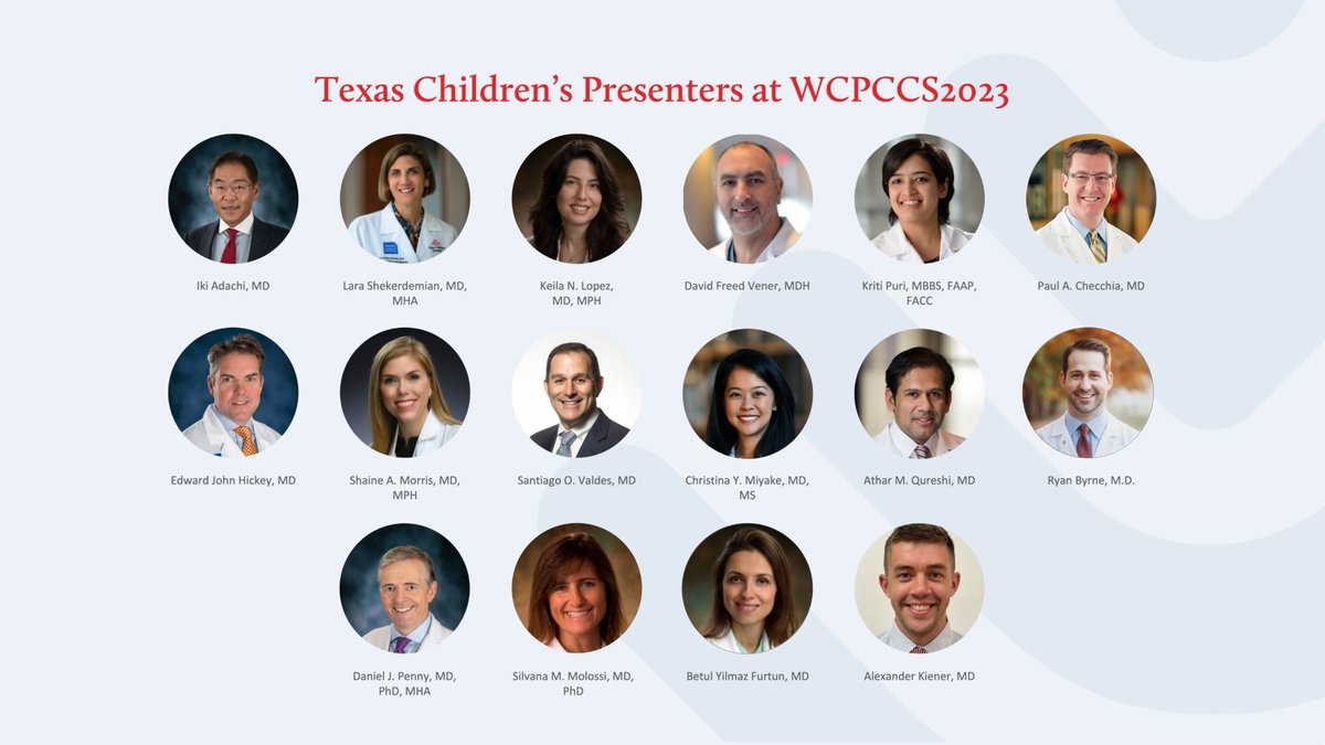 The 8th World Congress of Pediatrics Cardiology & Cardiac Surgery has now officially begun! Stop by booth #1222 to meet some of our #TexasChildrens physicians. For the full agenda of our Texas Children's speakers, visit ms.spr.ly/60149rYrO. #TCHheartcenter