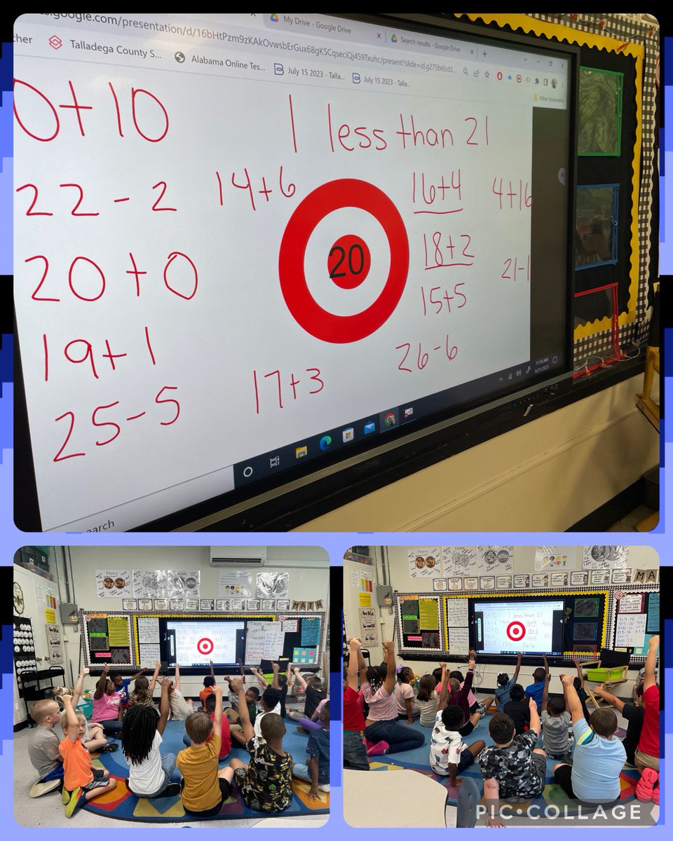 dancer567827's tweet image. A glimpse at the end of our week ❤️ Lunch with the Principal, target number talk, and working on our math strategies. 2nd grade is awesome 🤩 #TheWatwoodWay #SecondGradeMath @WatwoodElem