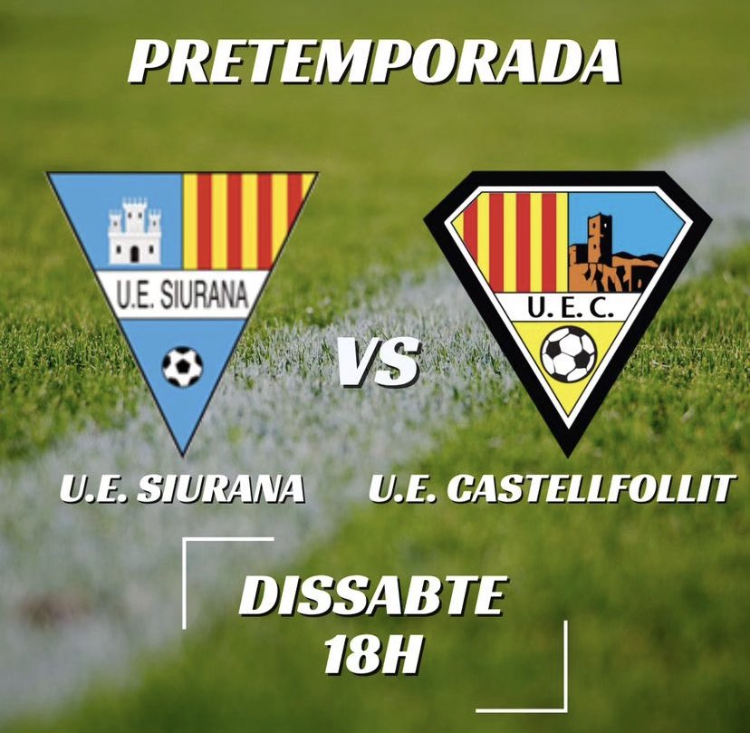 uesiurana's tweet photo. A tot això, avui comencem amb el primer partit de pretemporada, el ja clàssic de cada estiu contra el Castellfollit. 

No practicarem un bon futbol en tot el partit en senyal de protesta a la federació, com ja venim fent durant tota la nostra història. https://t.co/s7hIhgqht2
