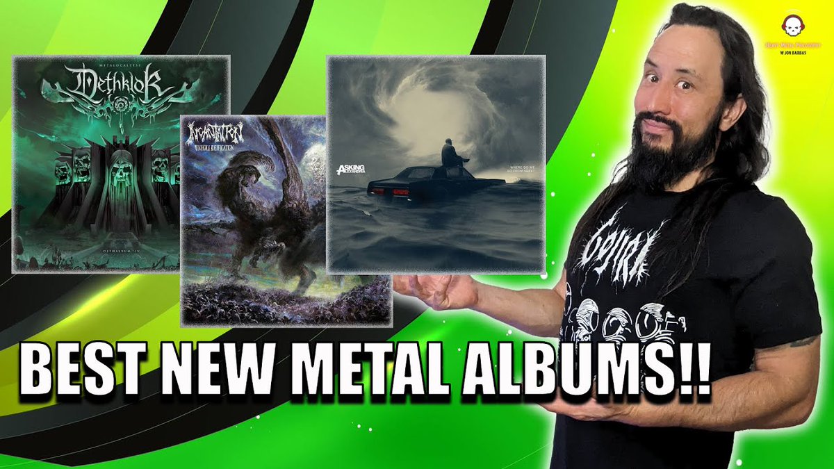Every weekend I talk about how many awesome new metal albums get released, but this week was crazy by comparison! Too hard to pick my top 5. So good! Click the link below!

#metal #newmetal #dethklok #metalocalypse #incantation #askingalexandria #albumart #albumcover