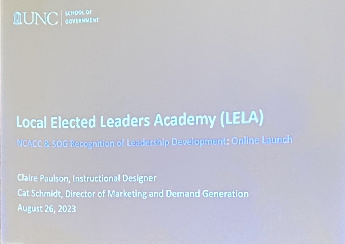 Final educational session of #NCACC116. <a href="/uncsog/">UNC School of Government</a> is a great resource for local elected officials and local governments. Also, a great partner for <a href="/NCACC/">North Carolina Association of County Commissioners</a>.  <a href="/jocogovNC/">Johnston County Government</a>
