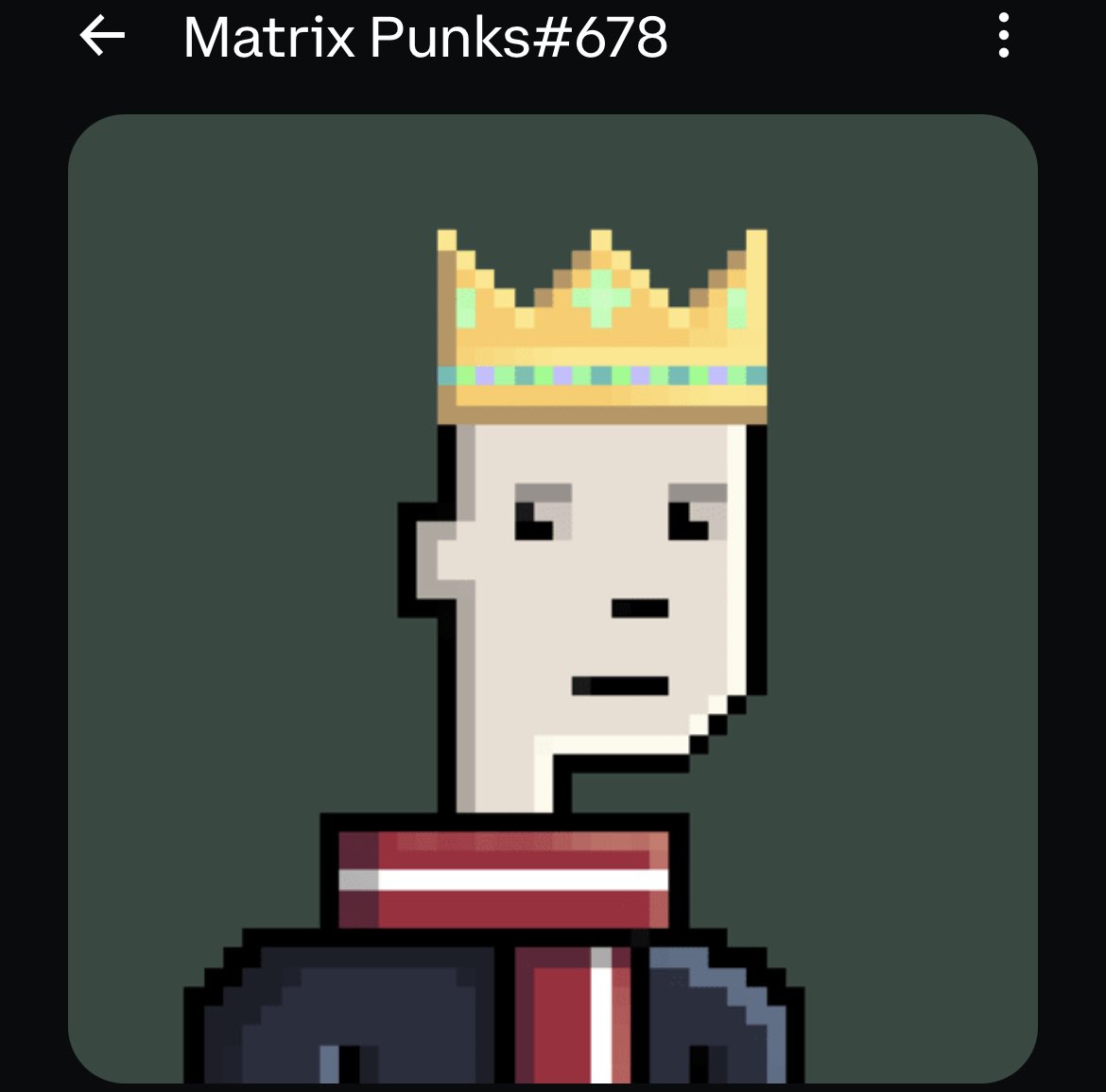 RogelioCerdaJr2's tweet photo. @MatrixPunksNFT #MatrixPunksNFT look amazing!! Have you gotten yours?
https://t.co/NVgZJ0H4Kl https://t.co/NHoCIvgJNP