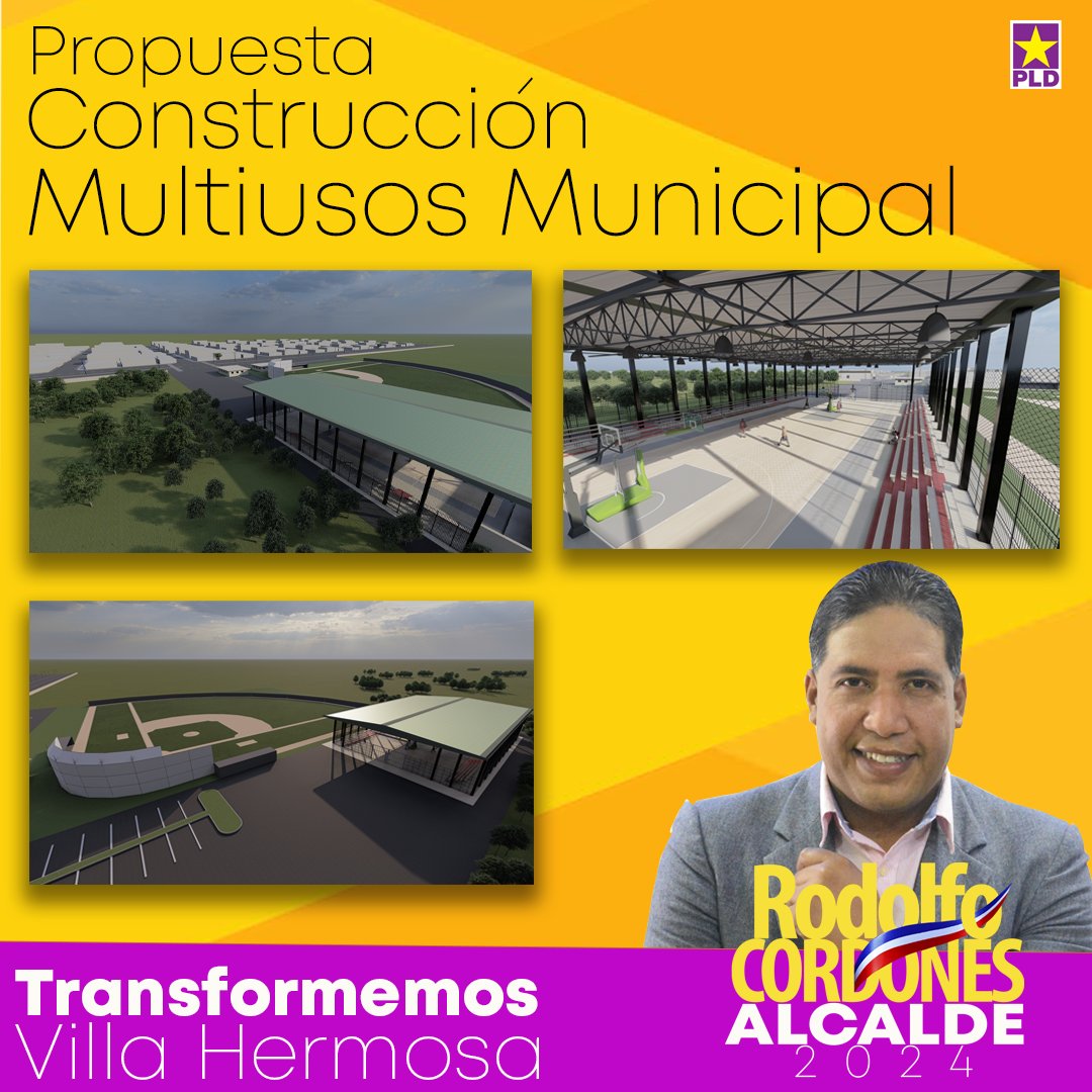 Con la ayuda de Dios transformaremos el deporte en Villa Hermosa. Como alcalde iniciaremos la construcción de un Multiusos Techado, para la práctica de voleibol y basketball. justo al lado del Play Andújar Cedeño.
➕ propuestas
➖ politiquería
#rodolfocordonesalcalde