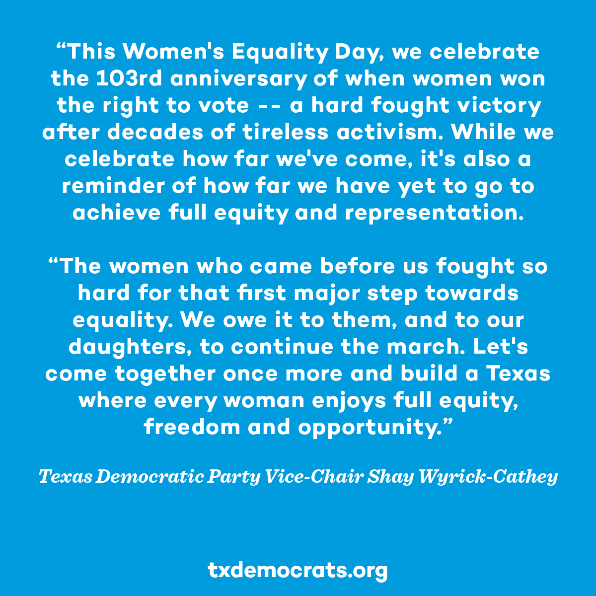 Texas Democratic Party tweet media