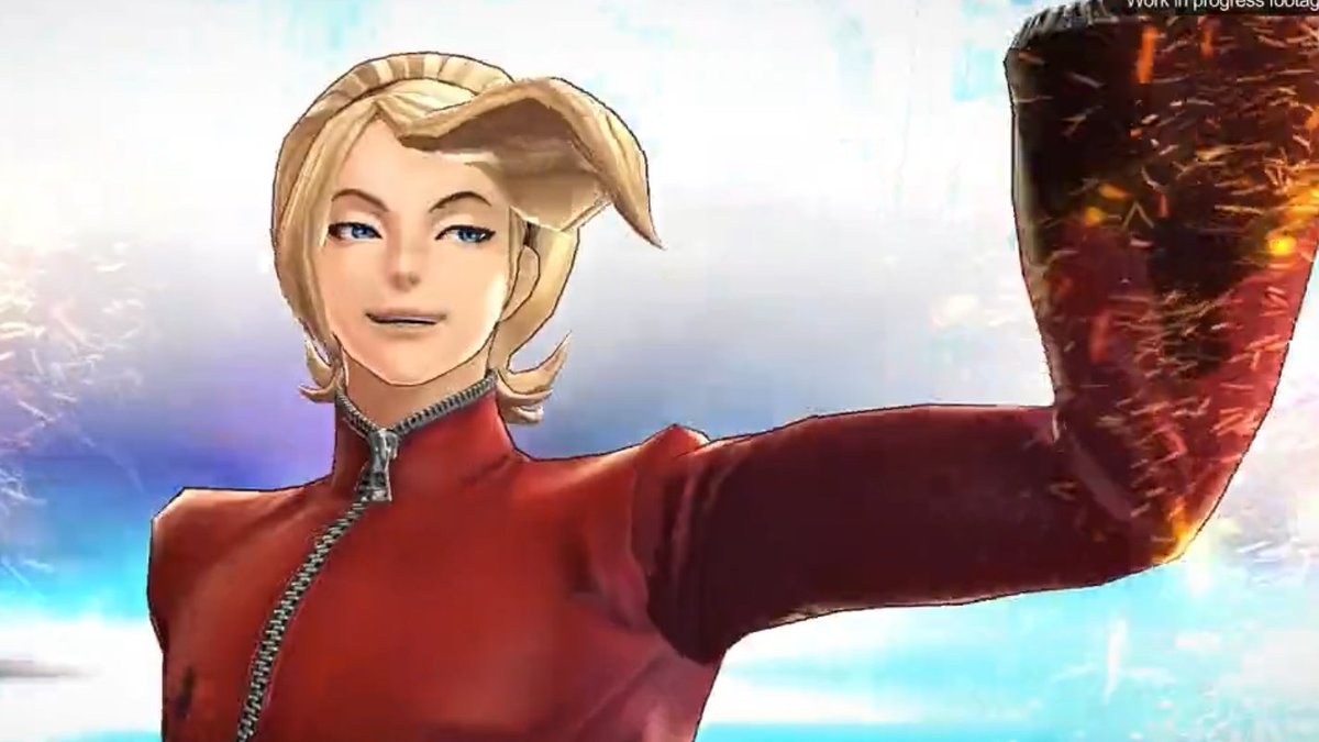helsic's tweet photo. HE IS SUCH A DIVA. I love how sassy he looks in the new trailer! Ash Crimson looks fantastic~

#Ashcrimson #KOFas https://t.co/NXNvv6bNgV