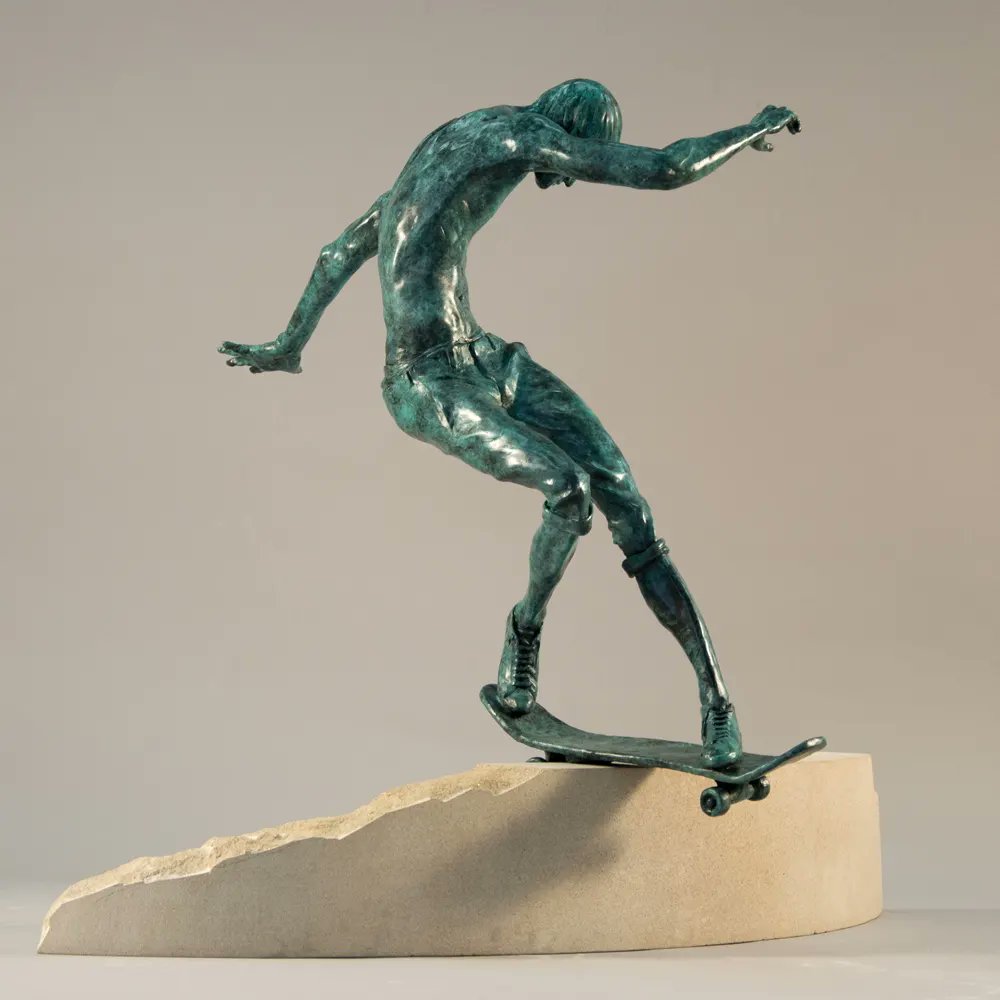wwhungstudio's tweet photo. Happy 95th anniversary to the Sculptors Society of Canada!🎉 Come join us for this anniversary exhibition, in celebration, from Aug 26 to Oct 13.

Image: W.W. Hung, "Frontside Rock", 2014. Bronze, limestone. 29 x 23.5 x 23.5 inches. Ed of 9

#sculptureexhibition #fineart https://t.co/2ftqlZUlMX