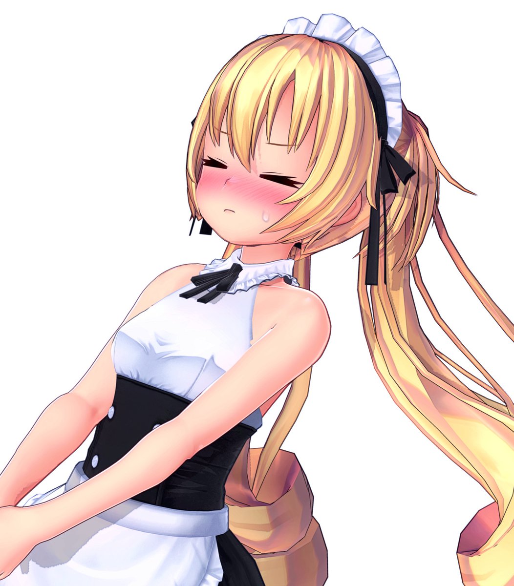 何か引っ張る人 