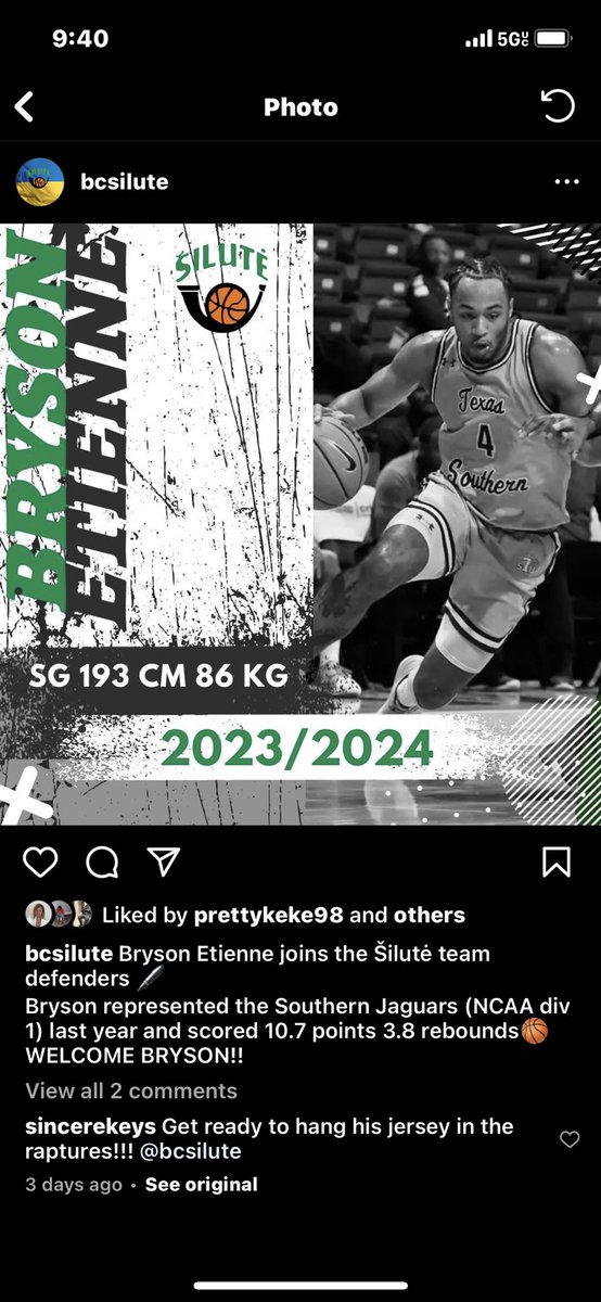 Almightybeee24's tweet photo. Blessed beyond measure! 🙏🏾 let’s get to work! 🇱🇹x🏀 https://t.co/egb9eJo1py