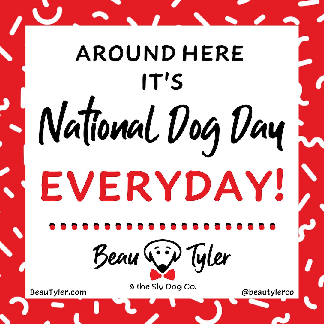 😊 #NationalDogDay #BeauTyler #LaughLoveLick