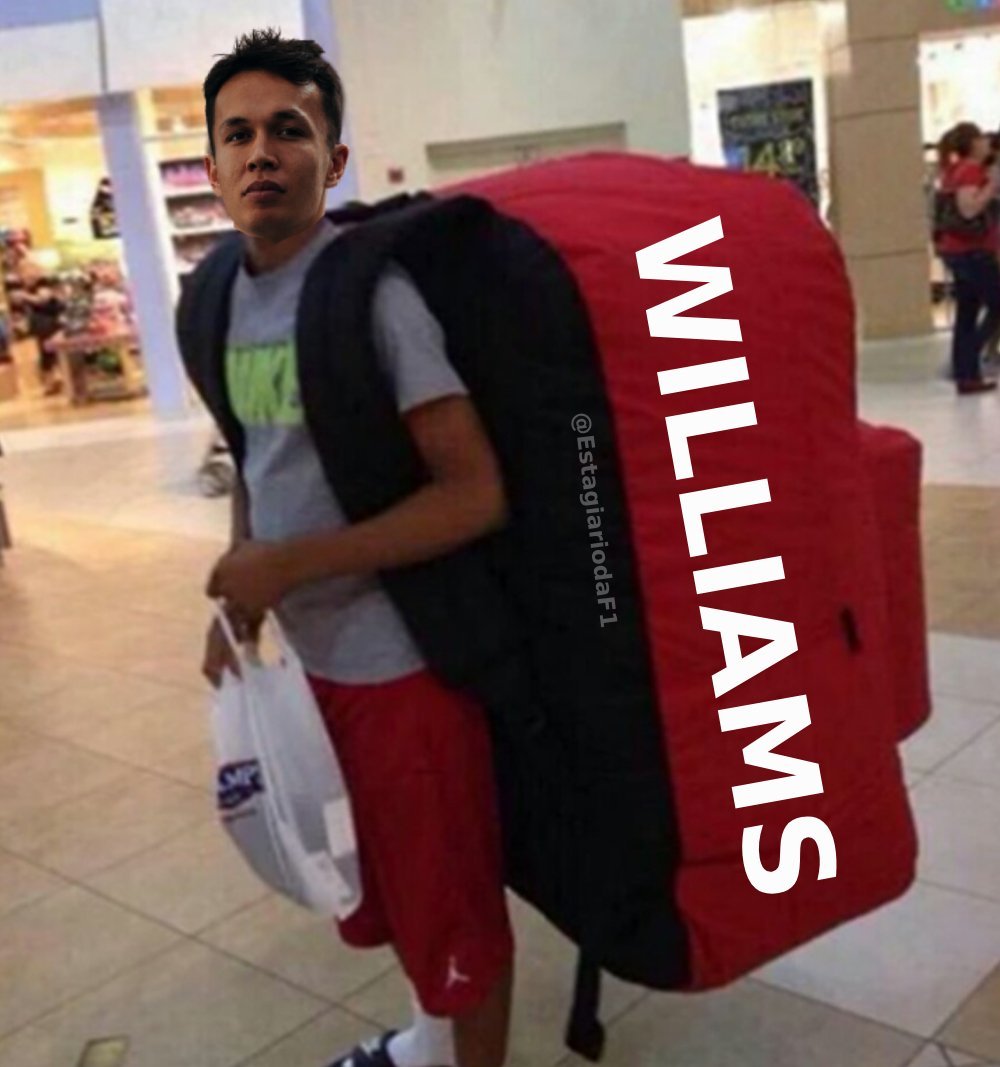Em breve o Albon vai ter uma hérnia