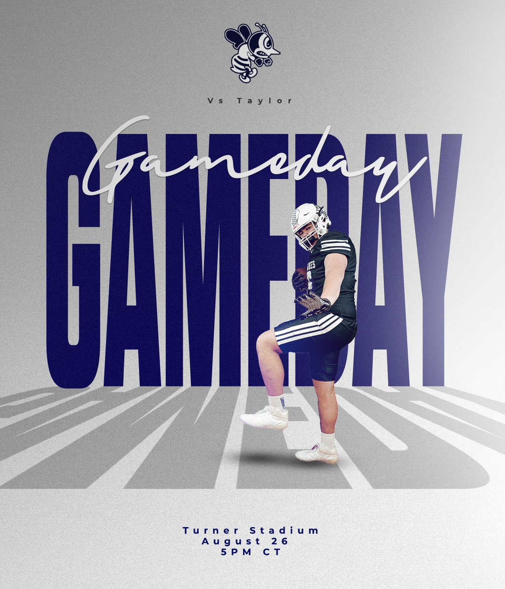 Gameday! 🐝

 @ Taylor University 
📍: Turner Stadium Upland, IN
⏰: 6PM EST (5PM CT) 
📺: tinyurl.com/2u367u9c
