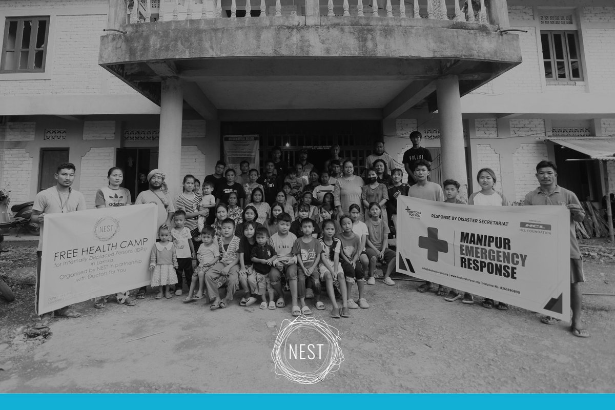 nestlamka's tweet photo. Bringing healing and hope to those who need it most. Our team is honored to conduct a free health camp for the IDPs, ensuring that health knows no boundaries. Together, we're making a difference in the lives of those seeking refuge. 💙🌿
Nest is honoured to work with @DFYIndia https://t.co/J9SjwDFJ1K