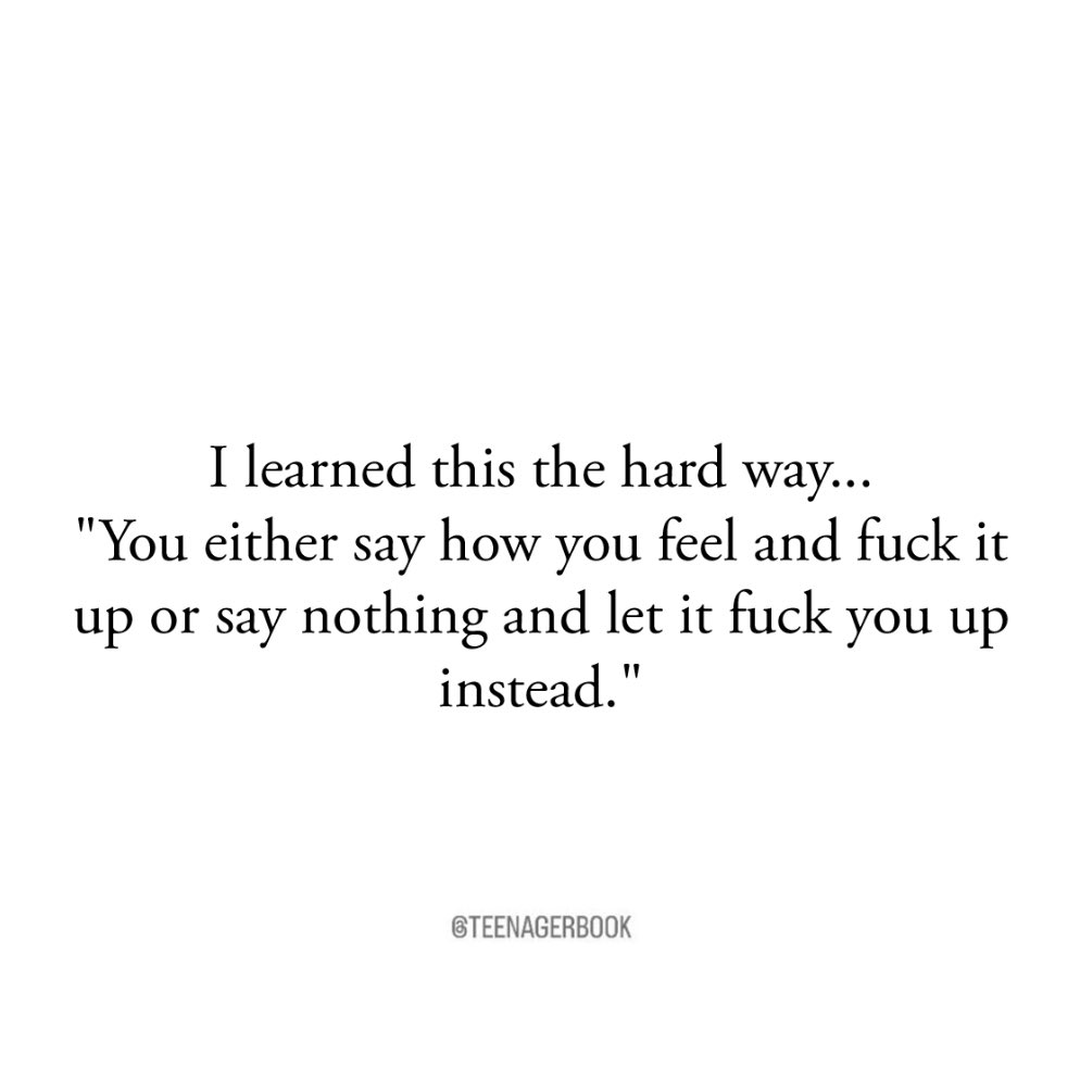 TeenagerBook's tweet photo. LISTEN, there is no in between.. https://t.co/r9T51RkVaa