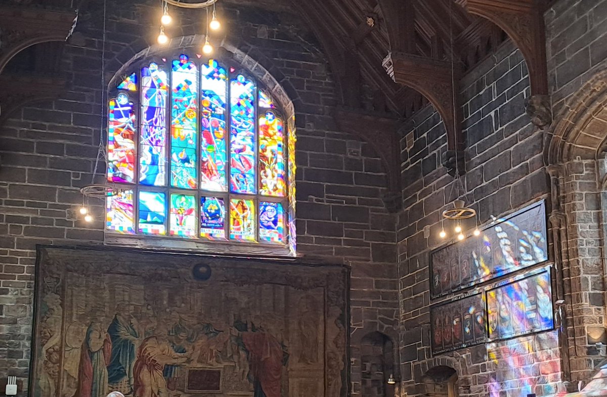 Tea and cake and light #Chestercathedral @ShitChester