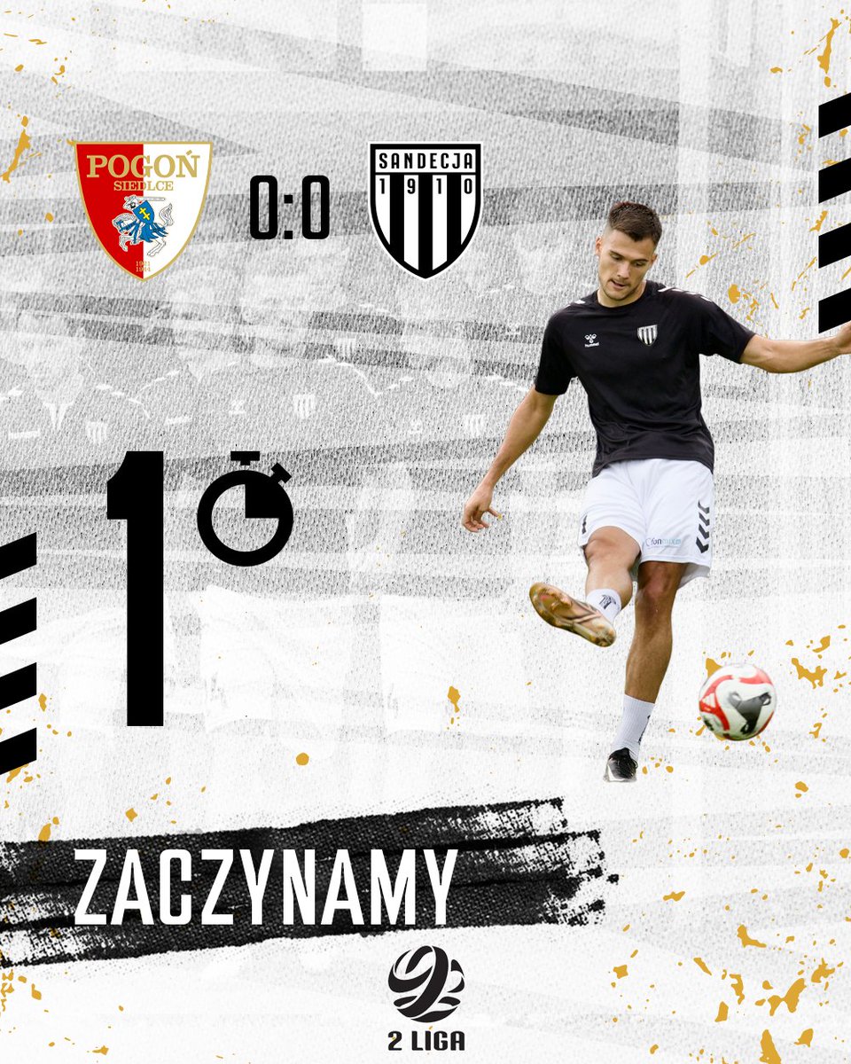 SandecjaNS's tweet photo. #POGSAN | Zaczynamy ⚪⚫

W komentarzach ✍️ poniżej możecie śledzić przebieg pierwszej połowy. https://t.co/0qSoB6fA3X