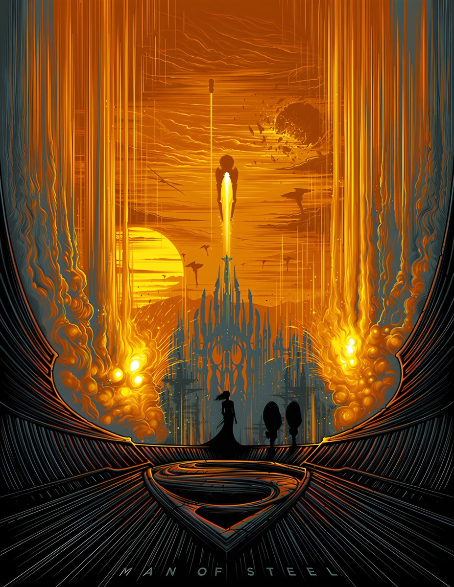 alternative posters for
"man of steel" 2013
(THREAD)🧵