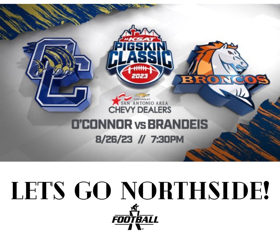 NISD_Athletics (@nisd_athletics) on Twitter photo NISD CRUSH GAME!
SAT AUG 26 @ ALAMODOME
OCONNOR TICKETS: ticketmaster.com/event/3A005EC5…
<a href="/ocpantherfb/">OC Panther Football</a>
BRANDEIS TICKETS: ticketmaster.com/event/3A005EC5…
<a href="/BRANDEIS_HS/">BRANDEIS FOOTBALL</a> NISD CRUSH GAME!
SAT AUG 26 @ ALAMODOME
OCONNOR TICKETS: ticketmaster.com/event/3A005EC5…
<a href="/ocpantherfb/">OC Panther Football</a>
BRANDEIS TICKETS: ticketmaster.com/event/3A005EC5…
<a href="/BRANDEIS_HS/">BRANDEIS FOOTBALL</a>