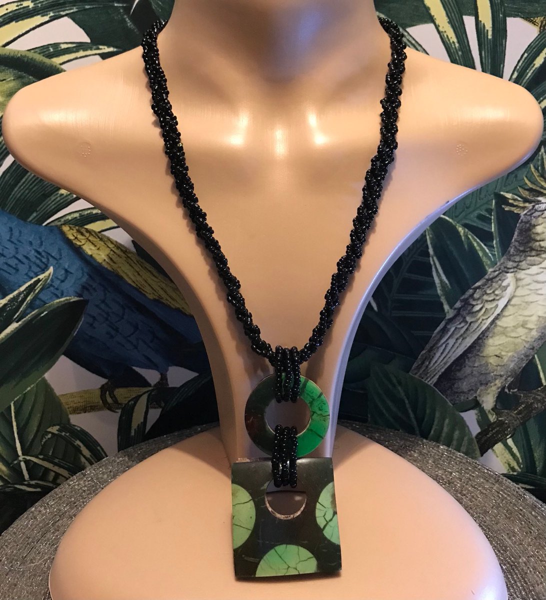 Excited to share the latest addition to my #etsy shop: Green and brown wood and bead pendant necklace boho / summer / holiday / beach etsy.me/47RX0gu #brown #beachtropical #green #wood #bead #beach #holiday #summer #folk